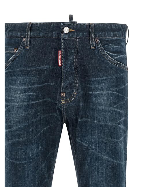 DSquared² Blue Wash Teddy Jeans for men