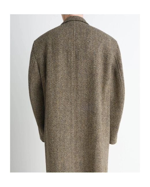 Lemaire Natural Long Chesterfield Coat for men