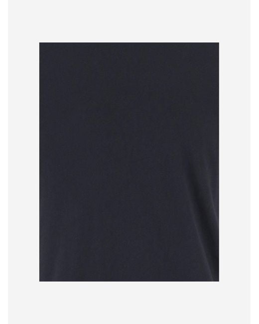 Vince Black Contrast Crew Neck T-Shirt for men