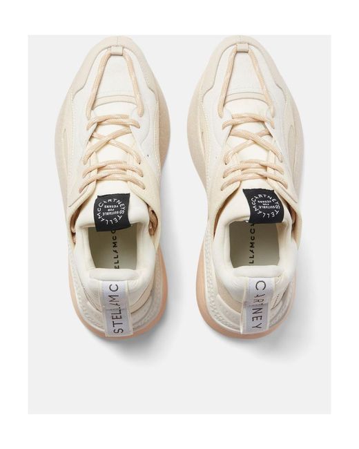 Stella McCartney White Eclypse Lace-Up Sneakers