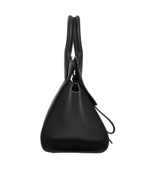 Ferragamo Black Ferragamo Studio Gancini Tote Bag