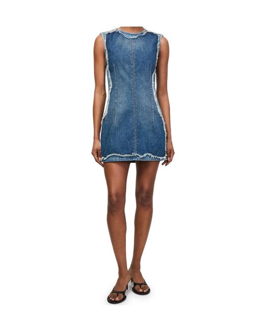 Acne Blue Denim Mini Dress