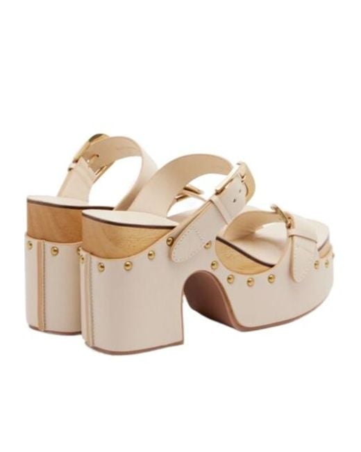 Zimmermann Natural Platform Heel Sandals