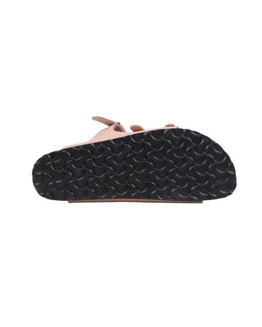 Birkenstock Pink Triple Buckled Slip-On Sandals for men