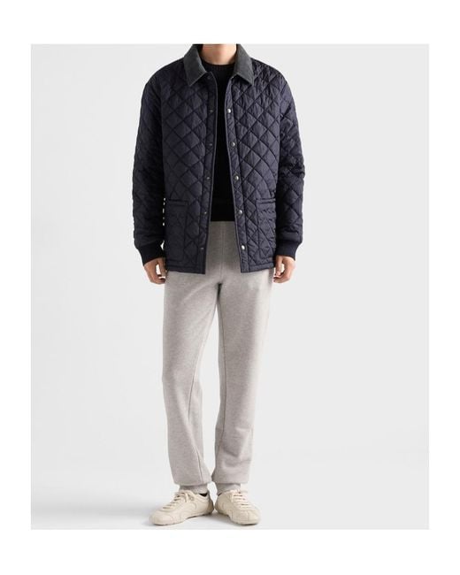 Prada Blue Re-Nylon Jacket for men