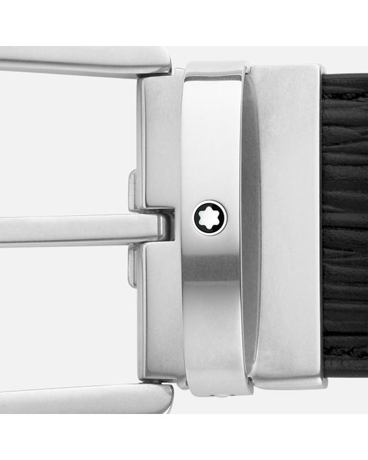 Montblanc Black Logo Belt for men