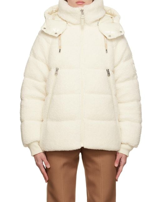 Mackage Natural Edana Teddy Bear Down Jacket