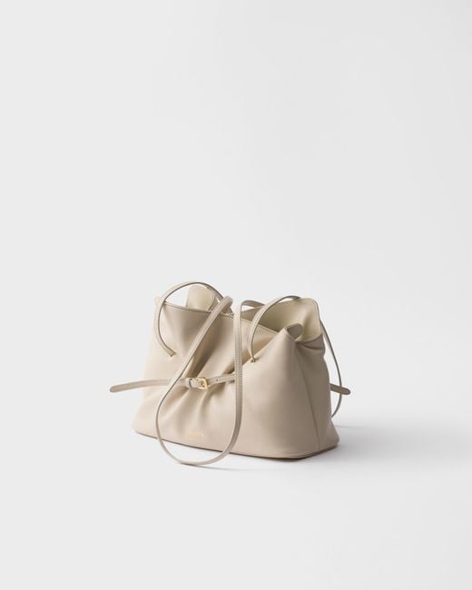 Prada Natural Dada Small Nappa Leather Bag