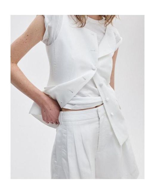 Rag & Bone White Shorts Ral526P9Msw 0