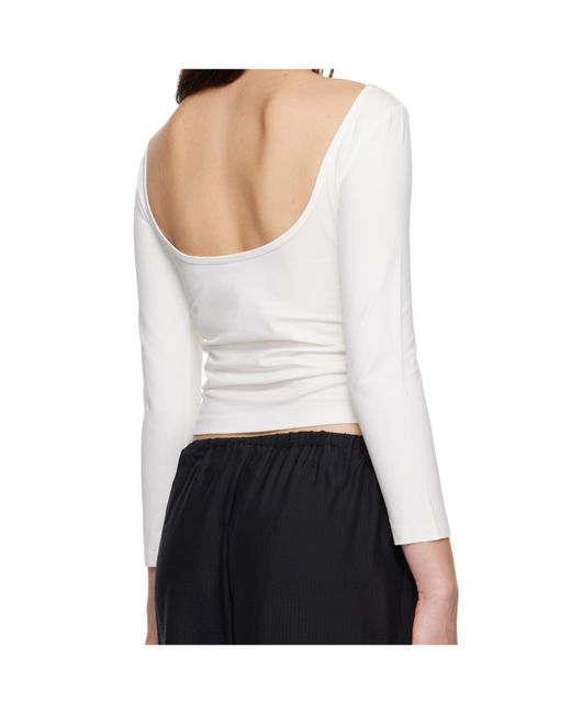 St. Agni White Long-Sleeved T-Shirt
