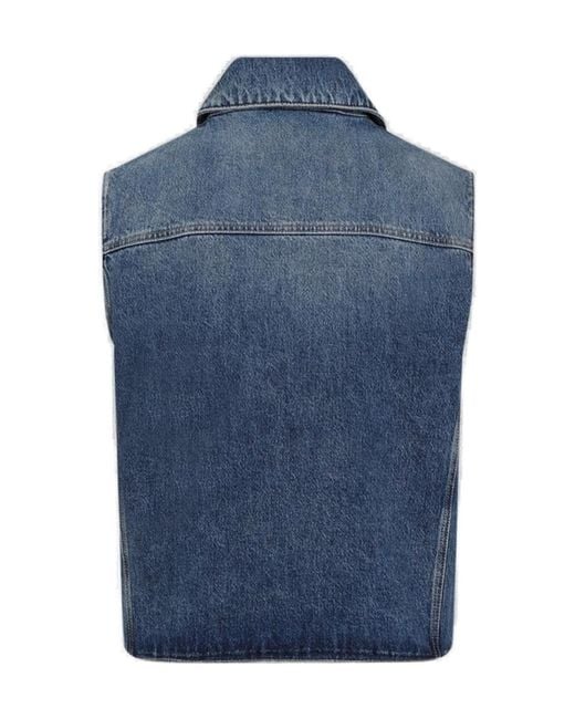 Givenchy Blue Denim Vest for men