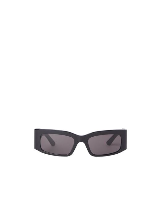Balenciaga White Eyewear Rectangle Frame Sunglasses for men