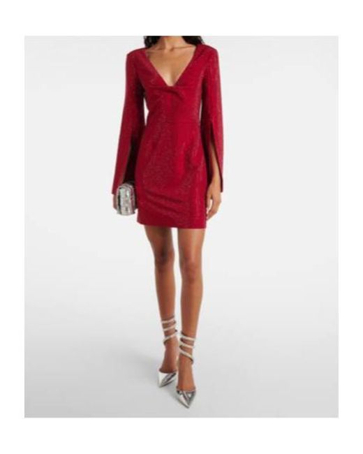 Roland Mouret Red Sequined Minidress