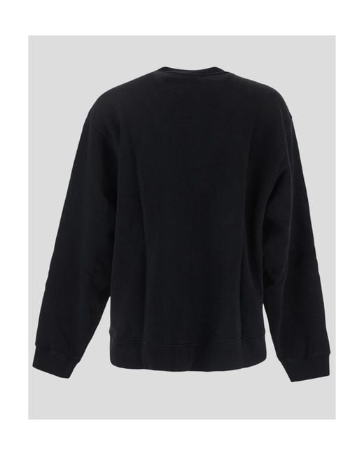 Ambush Blue Stopper-Detailed Long-Sleeved Sweatshirt for men