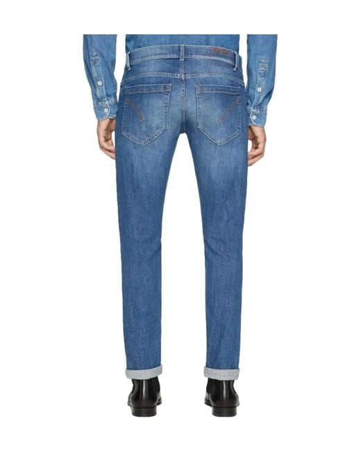 Dondup Blue George Slim Jeans for men