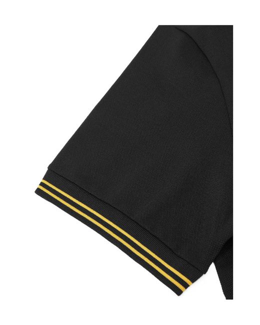 Versace Black Medusa-Embroidered Short-Sleeved Polo Shirt for men