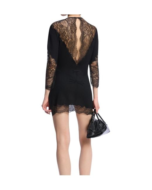 The Attico Black Mini Dress