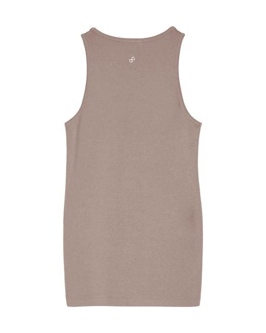 Patou Brown Logo Tank Top