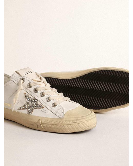 Golden Goose Deluxe Brand Natural Lace-Up Sneakers