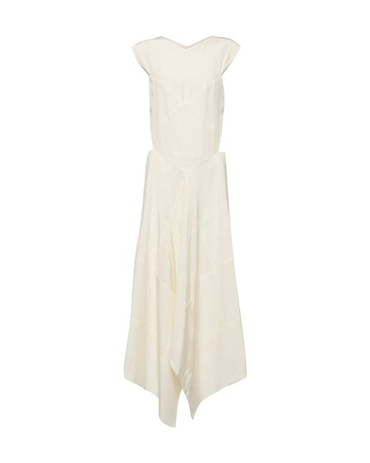 Joseph White Danube Midi Dress