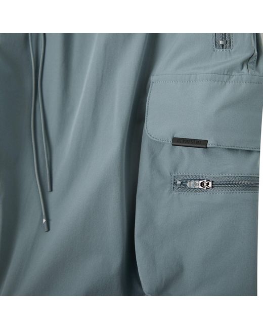 Represent Blue Cargo Shorts for men