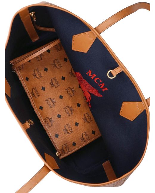 MCM Brown Patterned Handbag