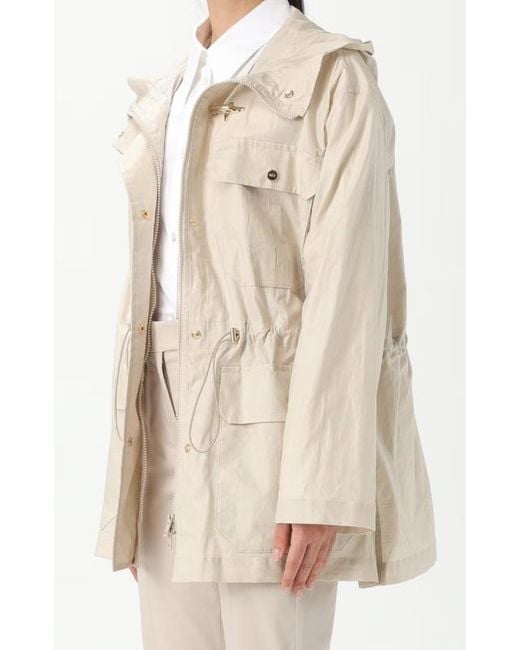 Fay Natural Canvas Parka Jacket