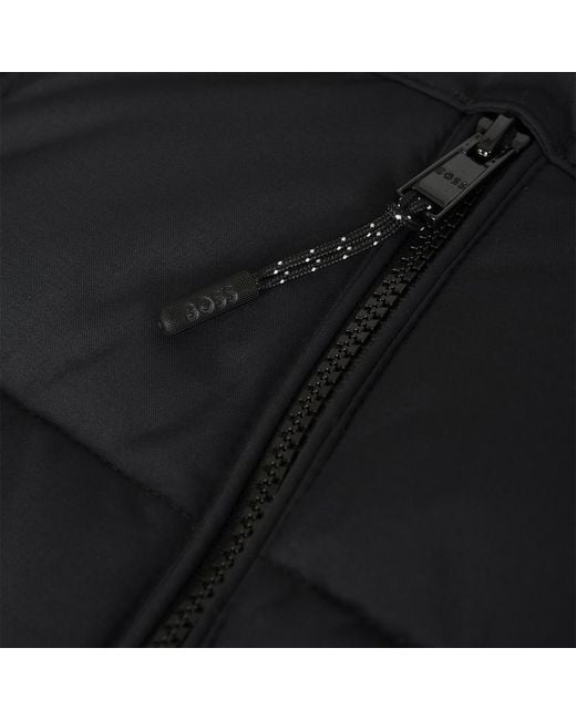Boss Blue Padded Puffa Jacket for men