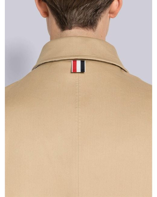 Thom Browne Natural Rwb-Stripe Parka Coat for men