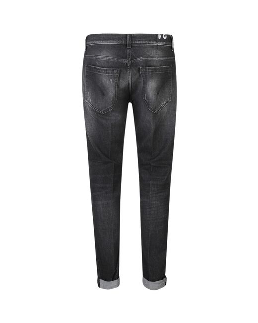 Dondup Gray George Ripped Jeans for men