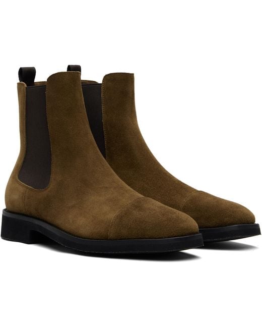 Tom Ford Brown Sole Chelsea Boots for men