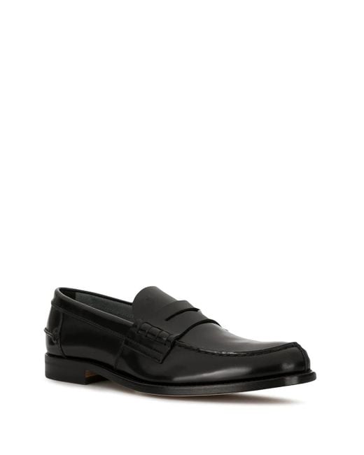 Tod's Black Penny Bar Loafers for men