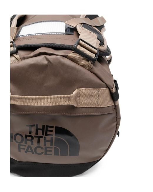 The North Face Black Base Camp Logo-Print Duffle Bag for men