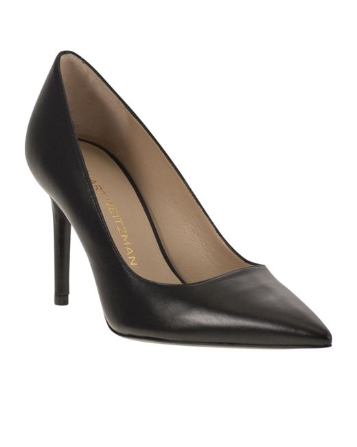 Stuart Weitzman Black Power 85 High Heels