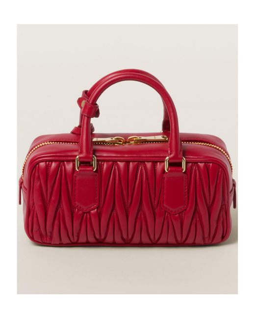 Miu Miu Arcadie Zippered Crossbody Bag | Lyst