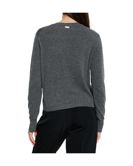 Ferragamo Gray Cashmere Cardigan