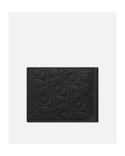 Dior Black Wallet With Money Clip for men