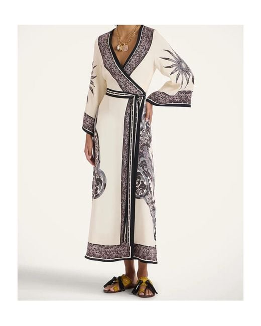 LaDoubleJ White Wrap Maxi Dress