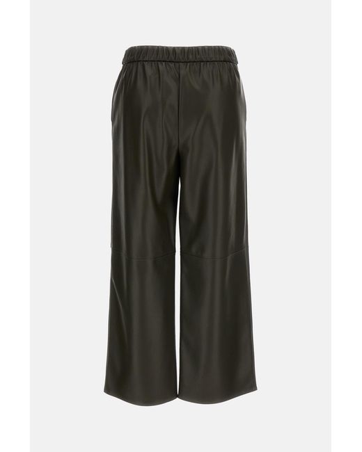 Max Mara Gray Straight-Leg Cropped Pants