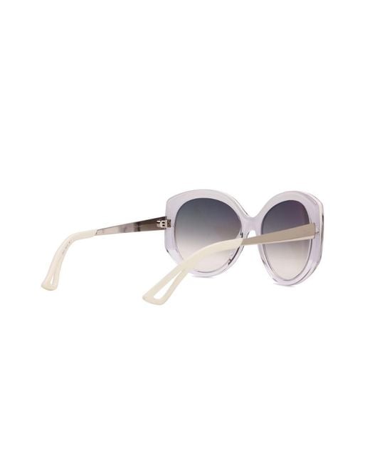 Dior White Logo Sunglasses