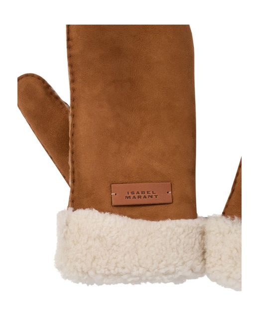 Isabel Marant Brown Mulfi Gloves