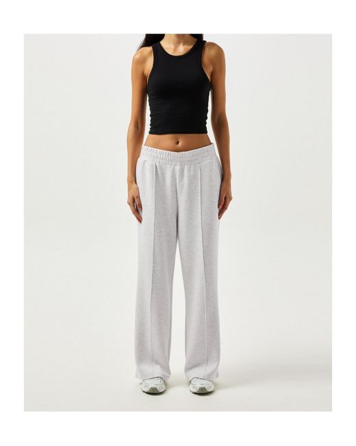 Varley White Elastic Waist Sweatpants