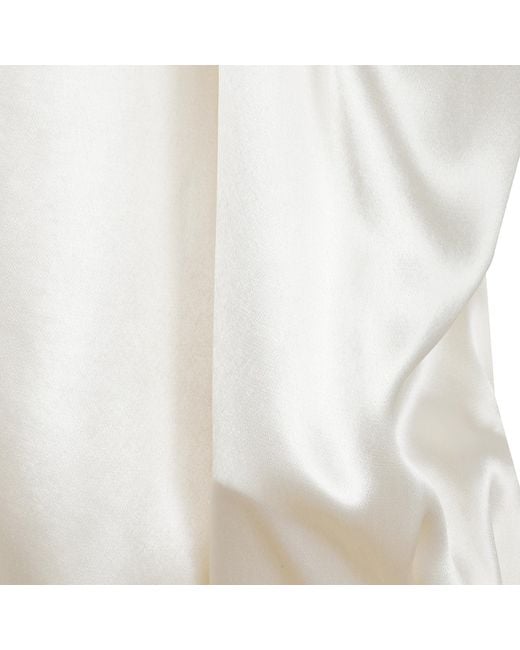 Alberta Ferretti White Long-Sleeved Shirt