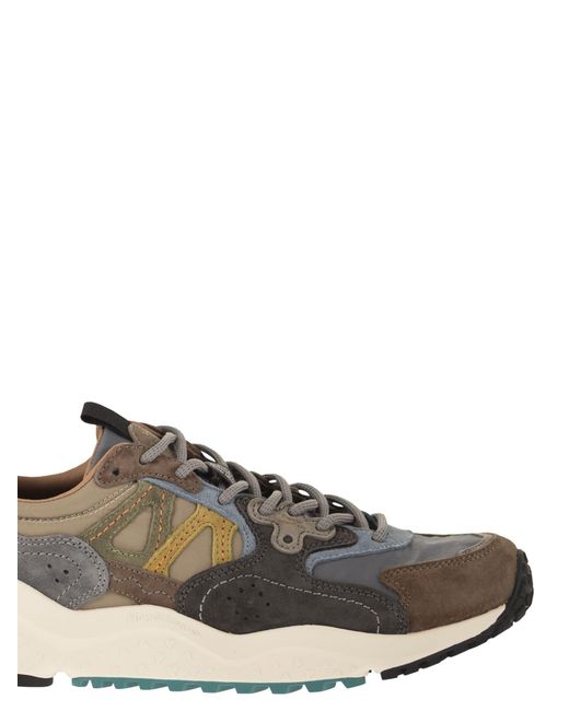 Flower Mountain Gray Solin Sneakers for men