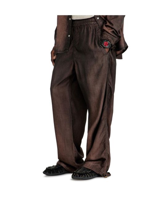 DIESEL Brown D-Roder- Trousers