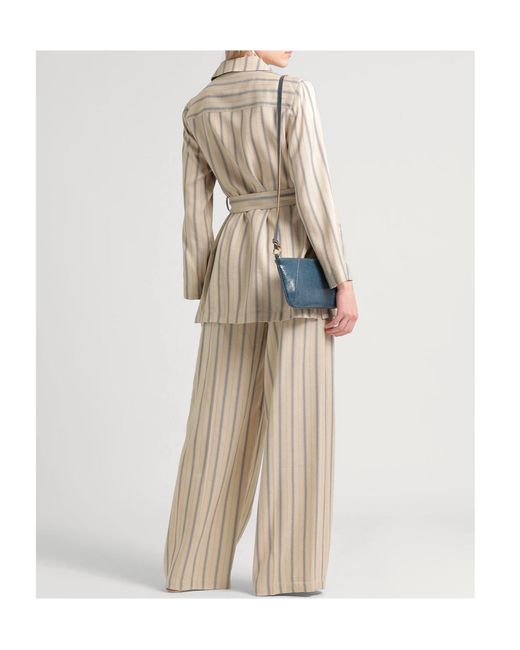 MAX&Co. Natural Striped Jacket