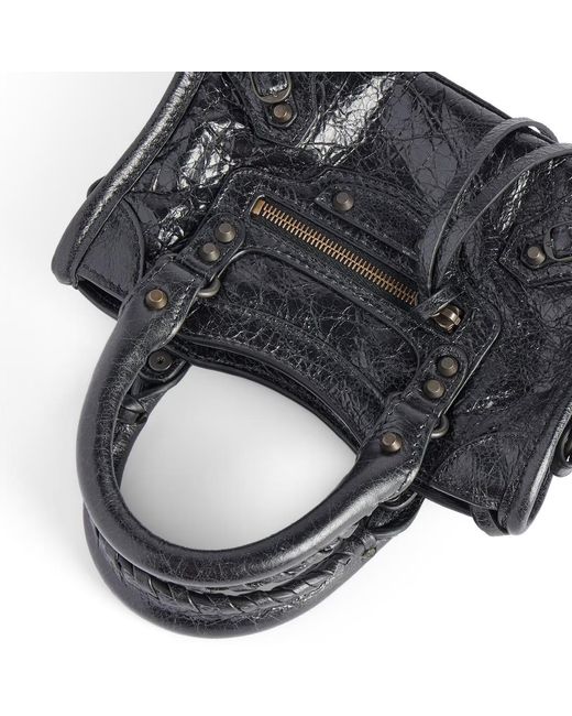 Balenciaga Black Le City Bag Nano Top Handle Bag