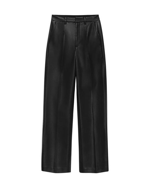 Anine Bing Black Belt Loop Casual Pants