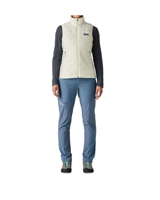 Patagonia White Quilted Slim Down Jacket
