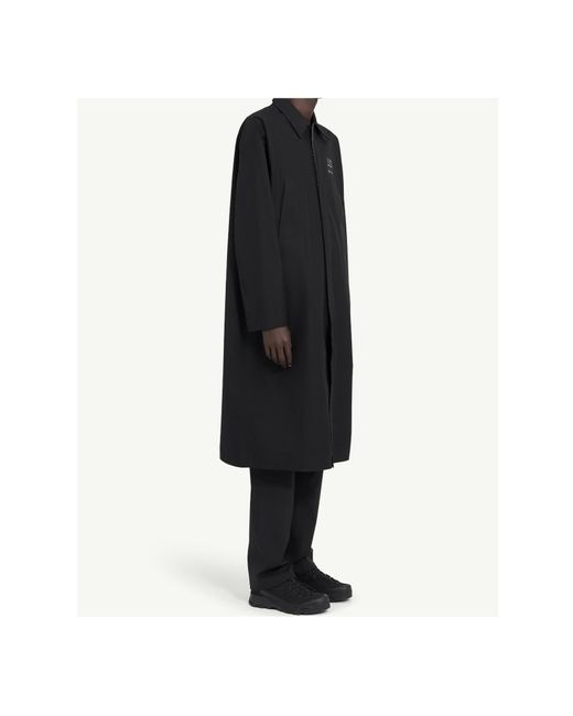 MM6 MAISON MARGIELA X SALOMON Black Mm6 X Salomon Gore-Tex Trench Coat for men